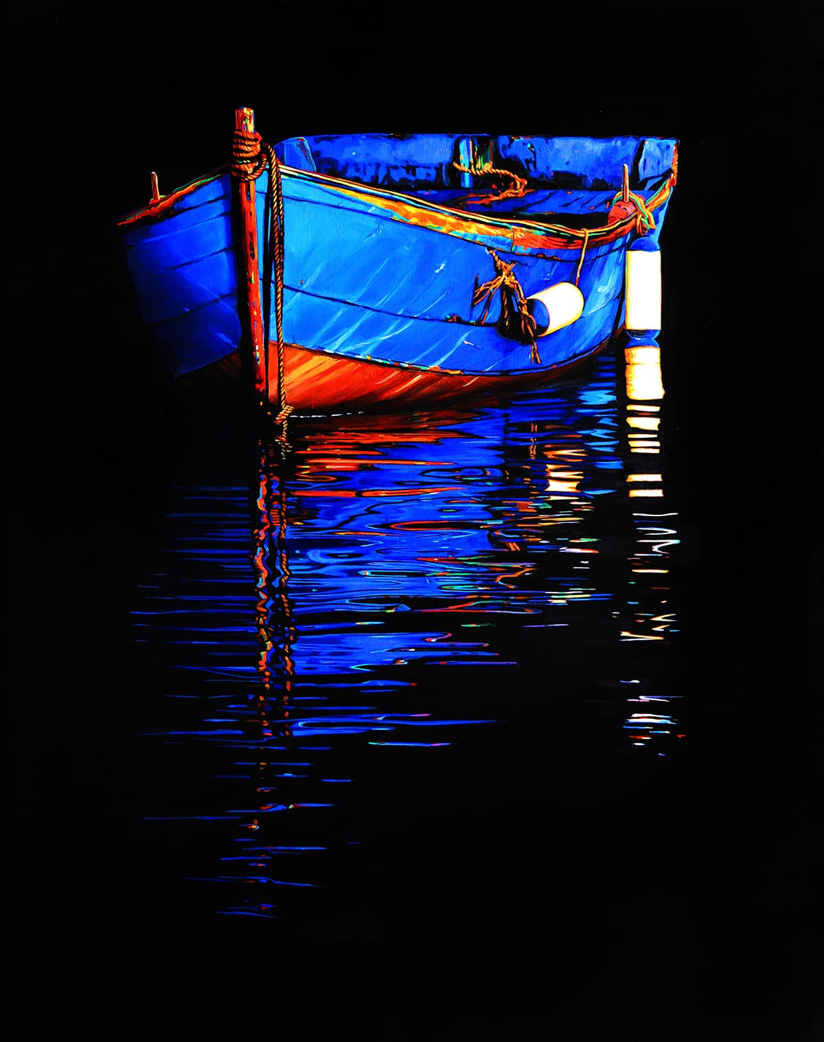 moonlit skiff