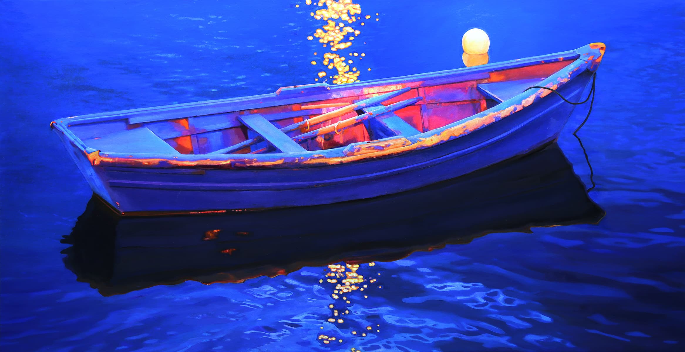 moonlight in a rowboat