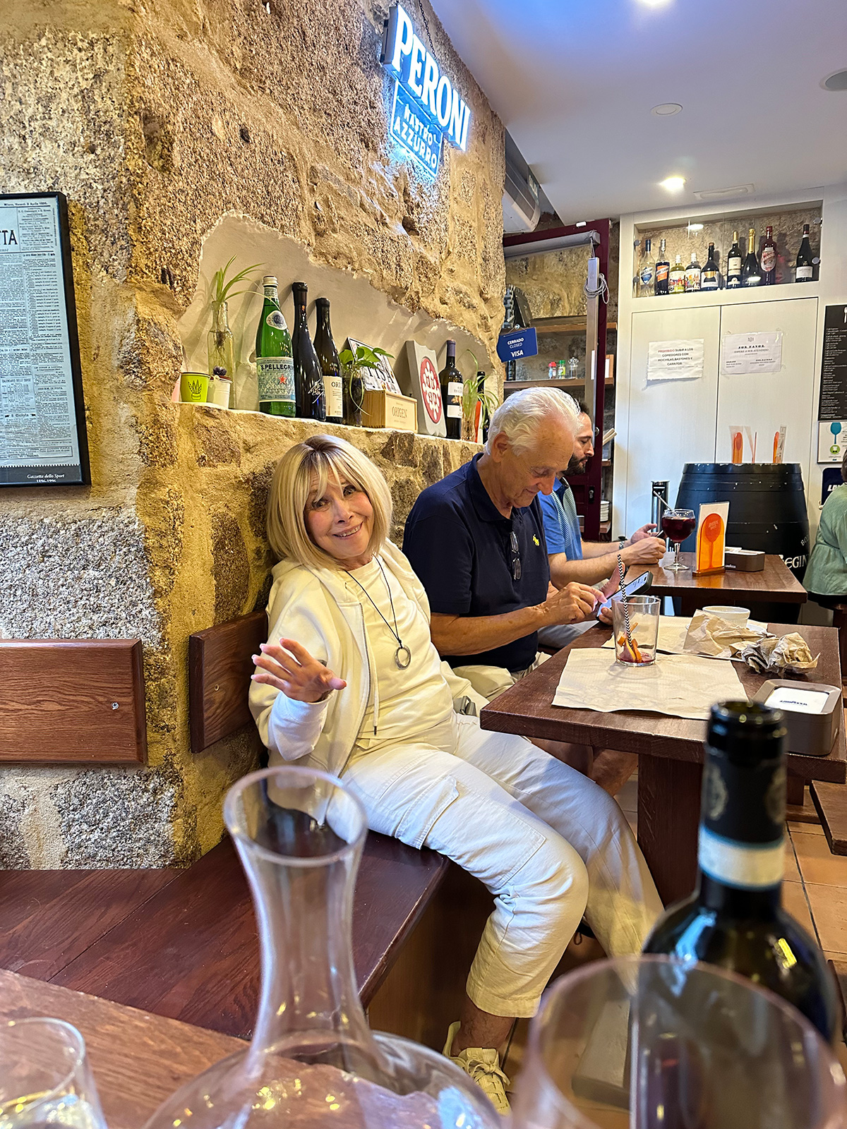 Bob and Ellen at La Piccola Italia
