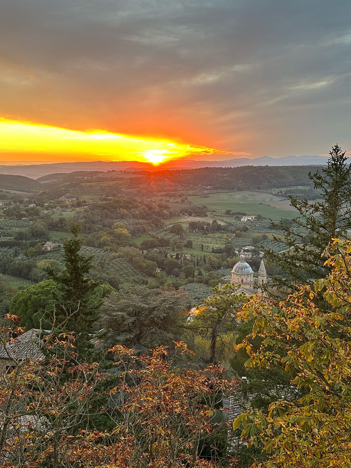 Sunset from La Fortezza, Montepulciano